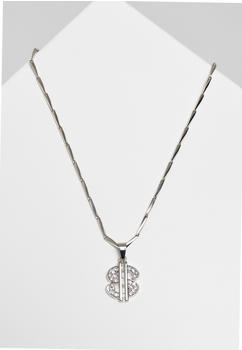 Urban Classics Small Dollar Necklace (TB4047-00473-0050) silver