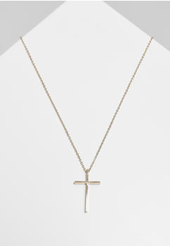 Urban Classics Big Basic Cross Necklace (TB4057-00109-0050) gold