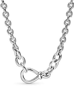 Pandora Chunky Infinity Knot Chain Necklace (398902C00)