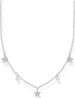 THOMAS SABO Kette mit Anh&auml;nger "Sterne silber" mit Zirkonia (synth.)