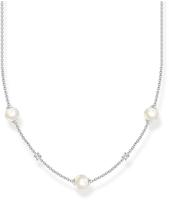 THOMAS SABO Perlenkette "Perlen mit Steinen, KE2120-167-14-L45V" mit Zirkonia