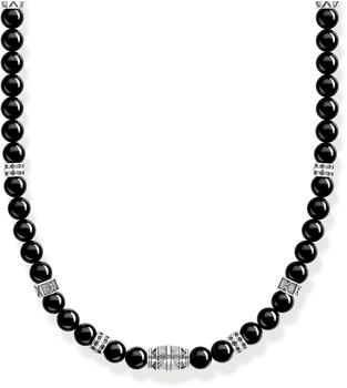Thomas Sabo Kette mit Onyx-Beads (KE2180-507-11-L50)