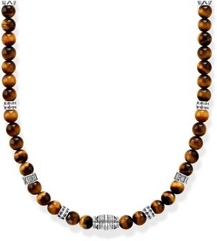 Thomas Sabo Kette mit Tigerauge-Beads (KE2180-826-2-L50)