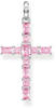 THOMAS SABO Kettenanhänger »Kreuz pinke oder bunte Steine, PE939-051-9,