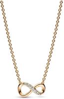 Pandora 368821C01-50 Damen-Halskette Funkelnde Unendlichkeit Goldfarben