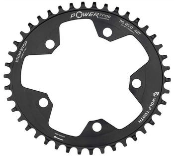 Wolf Tooth Components 5b 110 Bcd Oval Chainring Black (42)