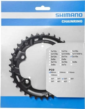 Shimano Deore 2x10s Kettenblatt Y0LE98010 36t