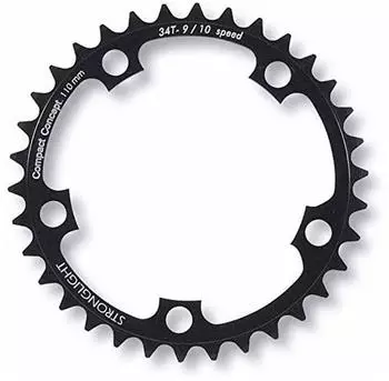 Stronglight Type 130 S Kettenblatt schwarz 39 Zähne