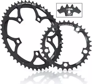 Miche Super 11 5b 110bcd Campagnolo Kettenblatt 53t Black