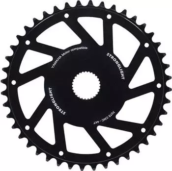 Stronglight E-Bike Kettenblatt Yamaha 44 Z., Alu, schwarz, DM, für Yamaha