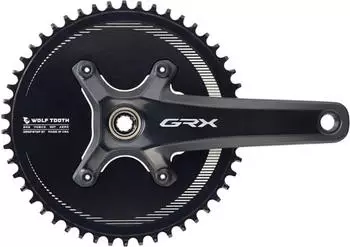 Wolf Tooth Components Wolf Tooth St Aero Grx Kettenblatt 48t Black