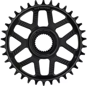 e*thirteen Helix R e*spec Kettenblatt 34 Zähne Bosch Gen4 Direct Mount 52/55 mm Kettenlinie 11/12 V kompatibel Schwarz