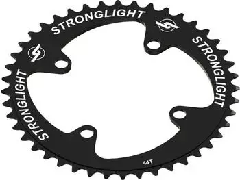 Stronglight 262482 Kettenblatt für BMX 45 Zähne LK 104 4-Arm, schwarz (1 Stück)