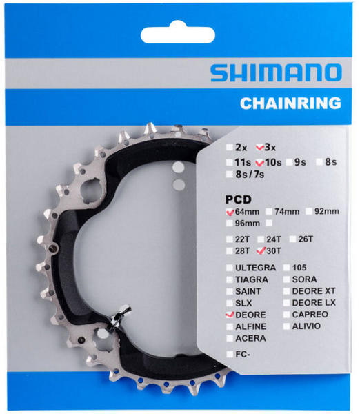 Shimano Deore FC-M6000-3 Chainring 10-fach AN black 40T