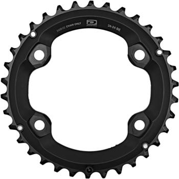 Shimano Deore FC-M6000-2 Chainring 10-fach BE black 34T