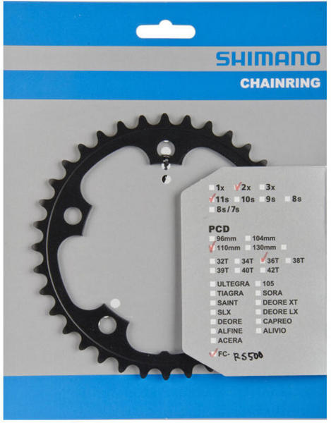 Shimano FC-RS500 Chainring 11-fach black 50T