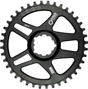 Praxis Works Road Wave Tech Chainring 1-fach Direct Mount 3-Loch 40T