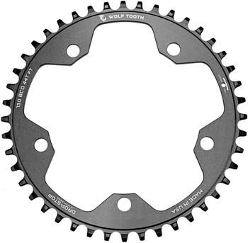Wolf Tooth Components Cyclocross Flat Top BCD black 44T