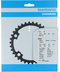 Shimano Claris FC-R2000 Chainring 7/8-fach NB grey 34T