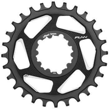 FUNN Solo Dx 6 Direct Mount Chainring silver (28)