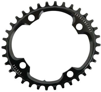Massi Oval 104 Bcd For Shimano Chainring Black (34)