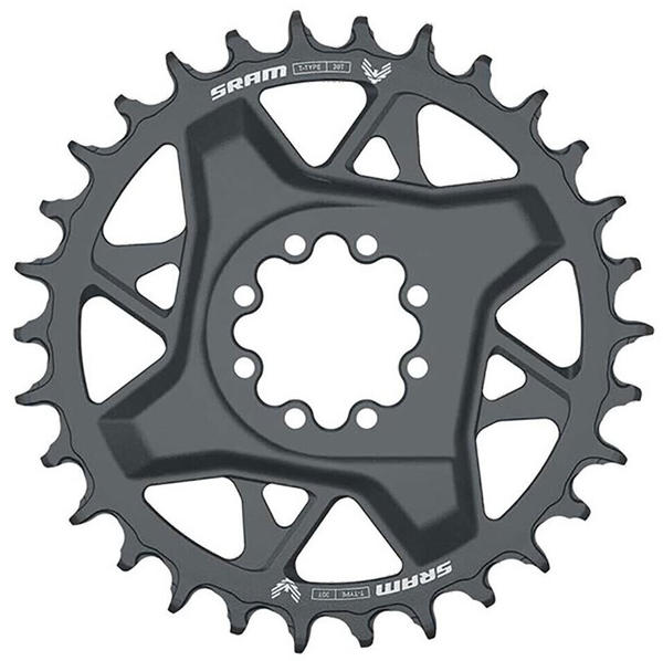 SRAM T-type Eagle Gx D1 Direct Mount 3mm Offset Chainring silver (34)