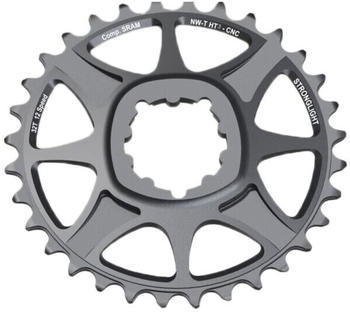 Stronglight Compatible Eagle 6 Mm Offset Chainring Black (34)
