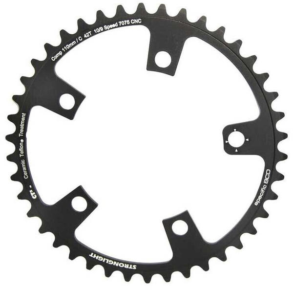 Stronglight Type Interior 5b Campagnolo 110 Bcd Chainring Black (42)