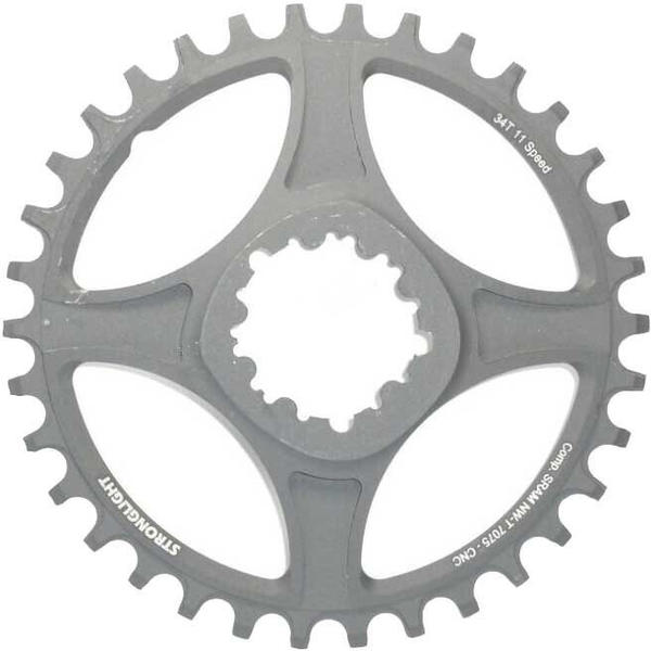 Stronglight Mtb Sram Direct Mount 6 Mm Offset Chainring silver (28)