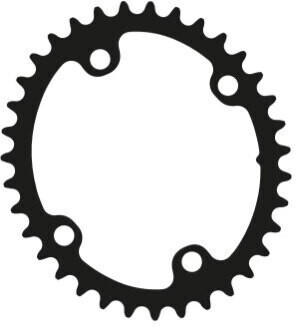 Rotor Q Ring Sram Axs 107 Bcd Oval Chainring Black (37)