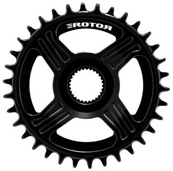 Rotor Round Direct Mount Bosch E-mtb Chainring Black (24)