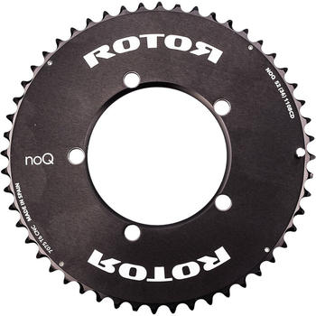 Rotor Noq 110 Bcd Outer Aero Chainring Black (53)