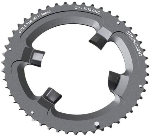 Stronglight Ct2 Durace Di2 110 Bcd Chainring Black (51)