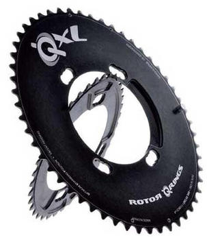 Rotor Qxl 110 Bcd Shimano Outer Chainring Black (46)