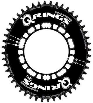 Rotor Qx1 110 Bcd Aeri Chainring Black (40)