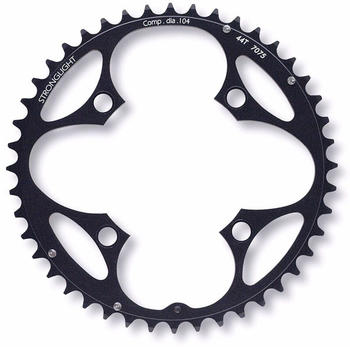 Stronglight Aluminium Xt 104 Bcd Chainring Black (42)