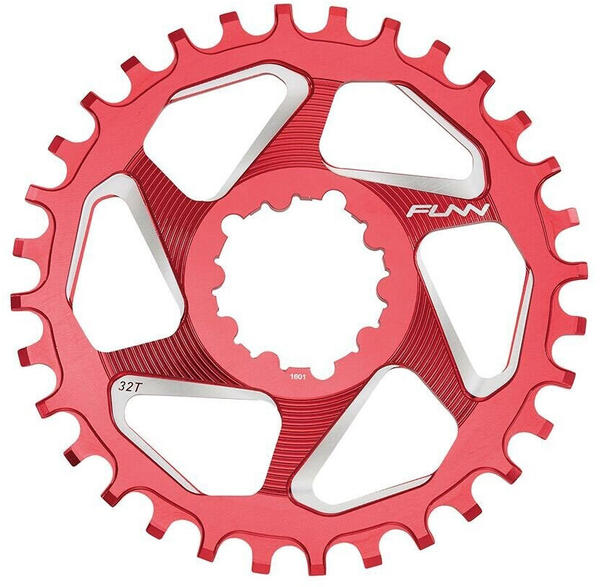 FUNN Solo Dx 6 Mm Offset Chainring silver (34)