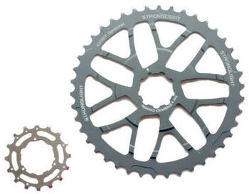 Stronglight Conversion Kit For Shimano Chainring grey/silver (42/16)