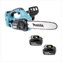 Makita Duc 302 M2 Akku Kettens&auml;ge 36v ( 2x18v ) 30 Cm + 2x 4,0 Ah Akku - Ohne