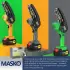 Masko Mini-Kettensäge mit Akku 8000mAh