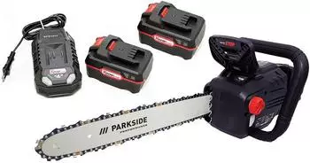 Parkside Performance PPKSA 40 + HEADNMORE Schlüsselanhänger inkl. 2X 4Ah Akku + 4,5A Ladegerät