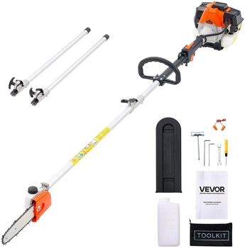 VEVOR Benzin-Hochentaster 33ccm 2-Takt mit 2,04–3,54 m ausziehbarer Stange