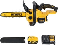 DeWalt DCMCS565P1-QW, DeWalt 18V Akku-Kettensaege, 30 cm, inkl. 1x 5Ah und Ladeger&auml;t