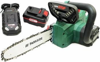 Parkside PKSA 20-Li D4 inkl. 4Ah Akku u. Ladegerät /2m Zollstock (schwarz)