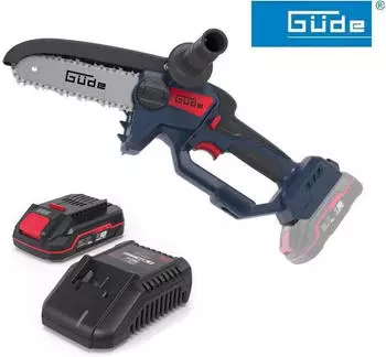 Güde Akku Astsäge Gak 18.1 Mini Kettensäge 18v Akku 2.0 Ah Ladegerät 3 A
