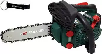 Parkside HEADNMORE Bundle Benzin Baumpflegesäge PBBPS 700 + HEADNMORE Schlüsselanhänger