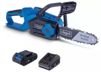 Scheppach C-CS254-X Kettens&auml;ge ProCut-Schwert + 2Ah Akku + 2,4A Ladeger&auml;t