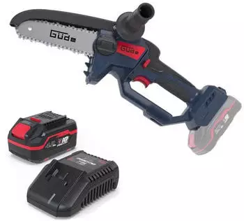 Güde Akku Astsäge GAK 18.1 Mini Kettensäge + Akku 4.0 Ah + Ladegerät 3 A