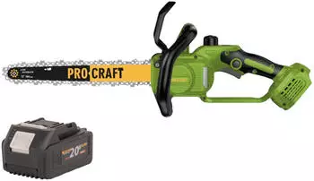 PROCRAFT PKA33-BB 20 V 304 mm Brushless + 1x Akku 4,0 Ah - ohne Ladeger&auml;t