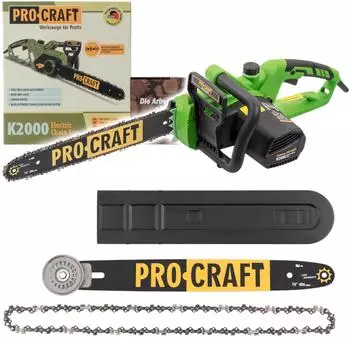 PROCRAFT K2000 Kettens&auml;ge 1800 Watt 406 mm Schnittl&auml;nge